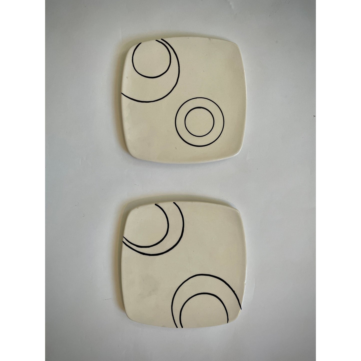 Línea Moderna: Handgefertigter Talavera-Kunstteller (Set)