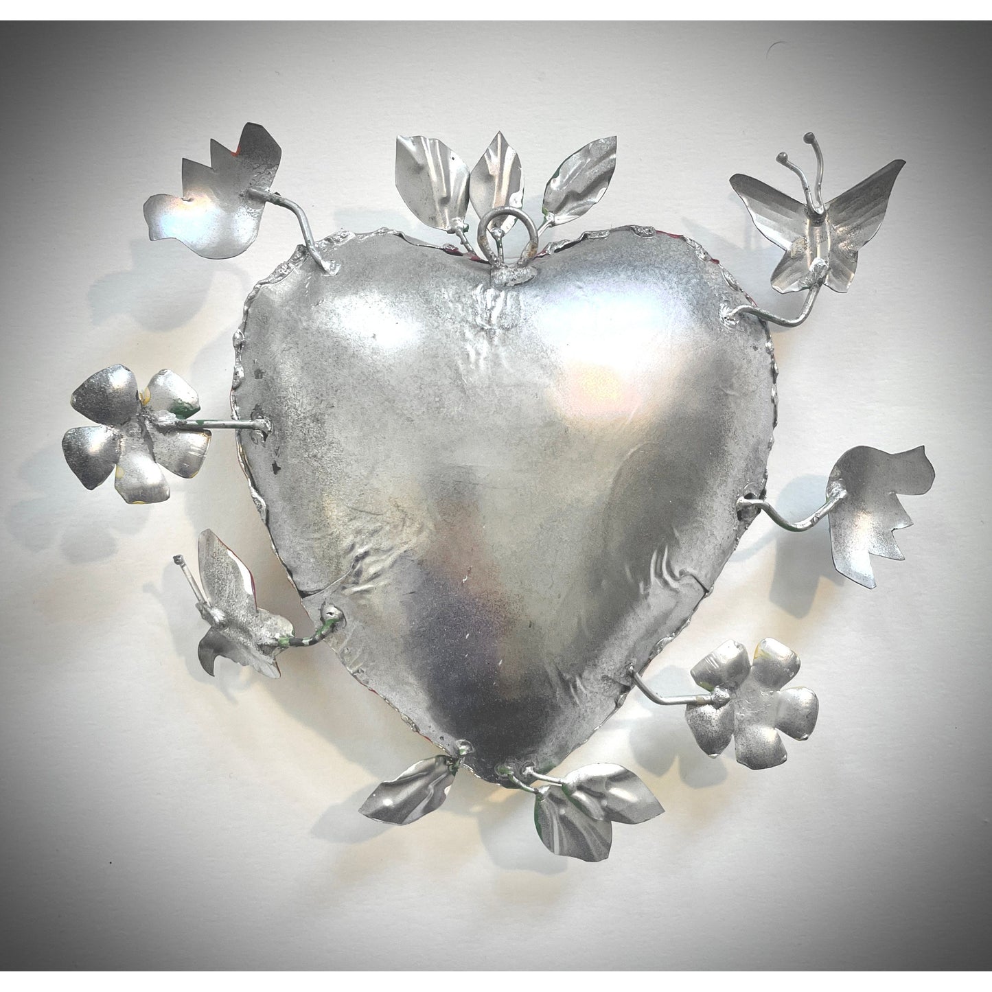 Handgefertigtes Messingkunstwerk "The Sacred Heart of Nature" – Symbolisiert das heilige Herz der Natur, aus Mexiko, ein einzigartiges Kunststück.