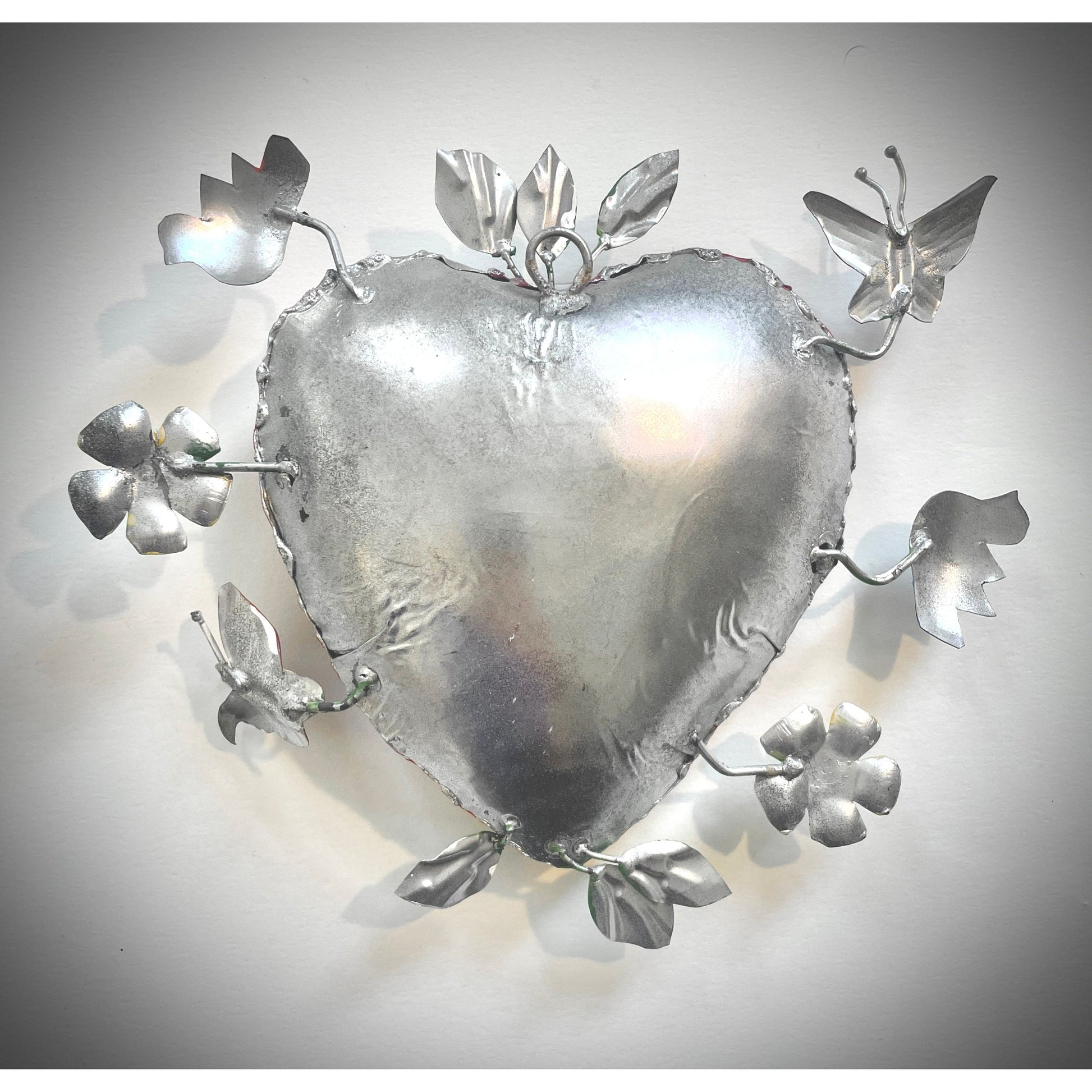 Handgefertigtes Messingkunstwerk "The Sacred Heart of Nature" – Symbolisiert das heilige Herz der Natur, aus Mexiko, ein einzigartiges Kunststück.