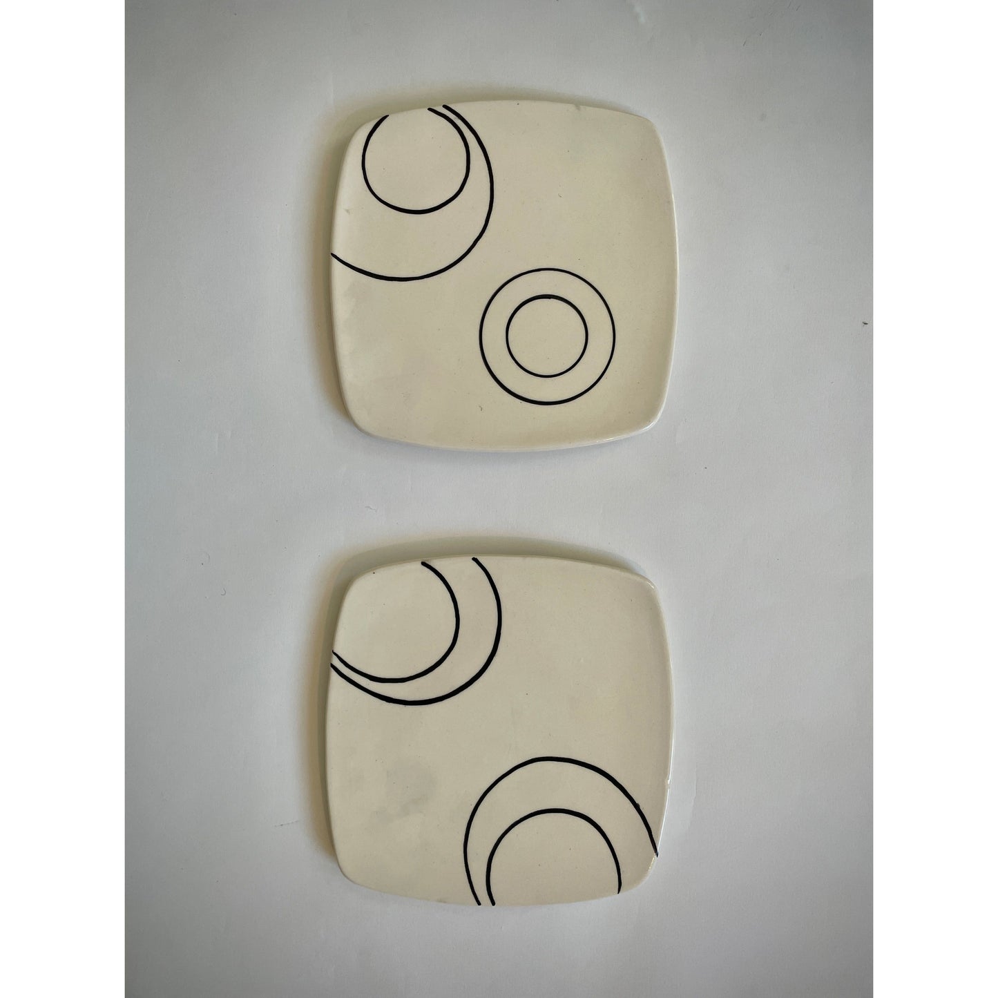 Línea Moderna: Handgefertigter Talavera-Kunstteller (Set)